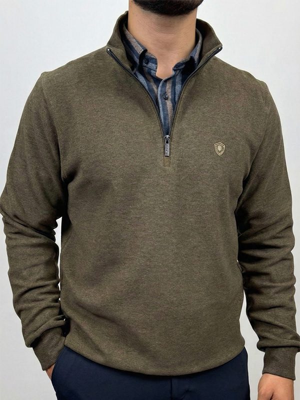 بافت نیم زیپ مردانه سلانیک